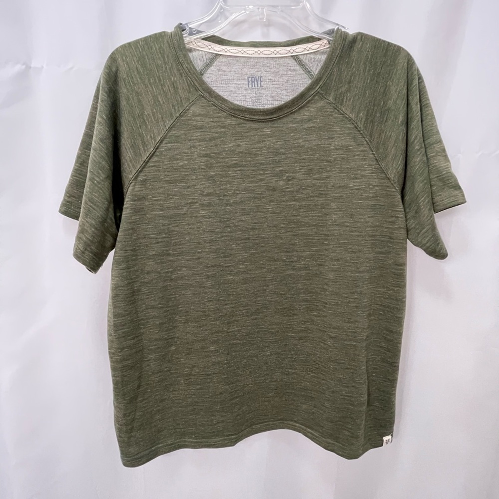 Frye Olive Short Sleeve Tee